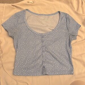 Flower Button Up Top